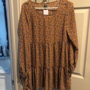 Floral Long Sleeve Dress